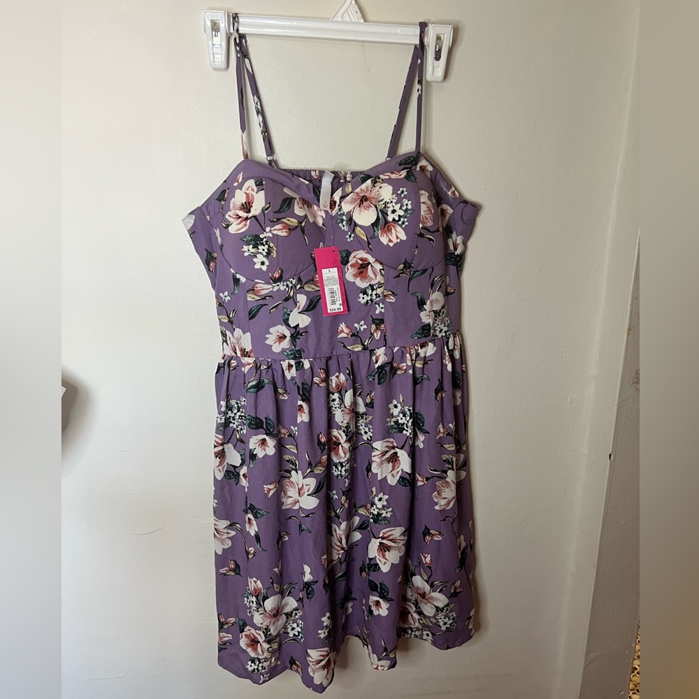 Floral Summer Dress (Size L)